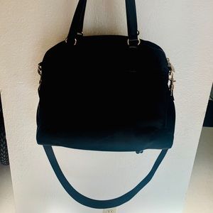 Lo and Sons OG Large Black, Camel Gold Bag